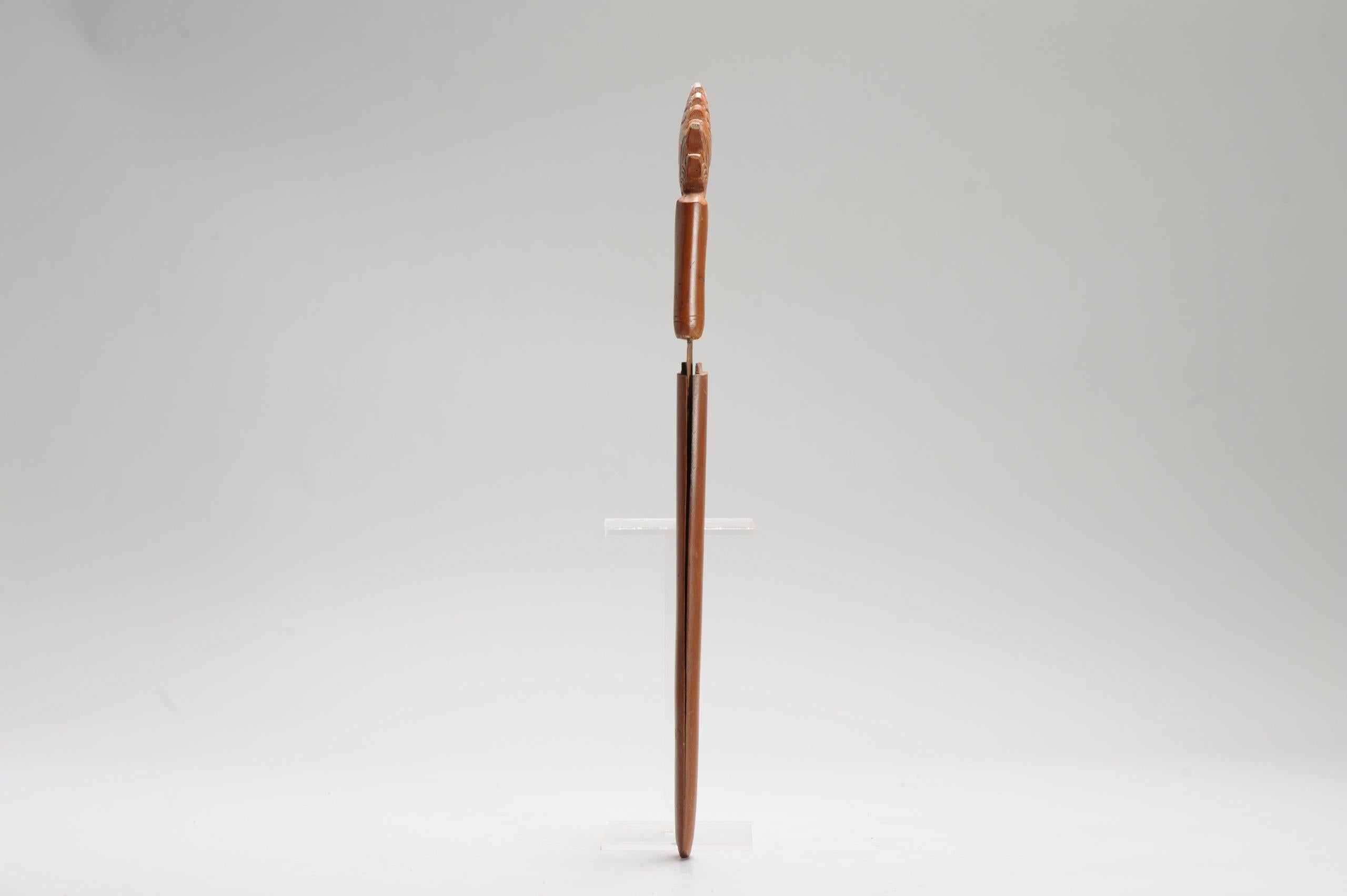 Indonésien Arme Keris Ukurian Ceremonial Sword Dagger, Southeast Asia Indonesia, 20th C. en vente