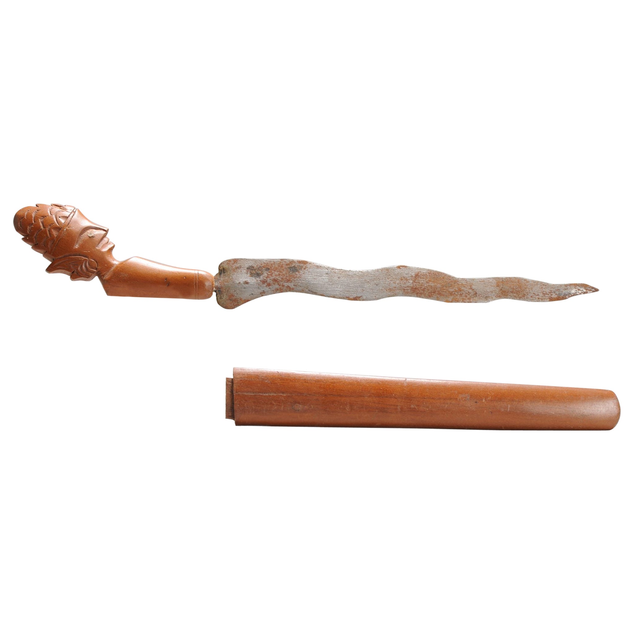 Arma Keris Ukurian Spada Cerimoniale Pugnale, Southeast Asia Indonesia, 20° C.