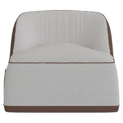 Sillón de exterior resistente a la intemperie con piel sintética