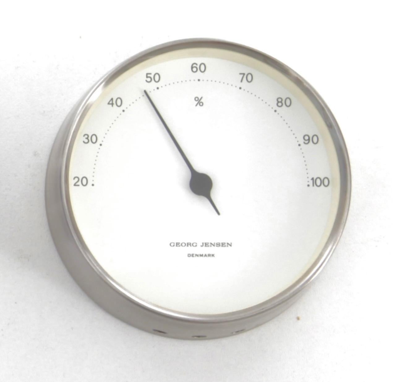 Scandinavian Modern Weather station barometer, thermometer, hygrometer by Henning Koppel