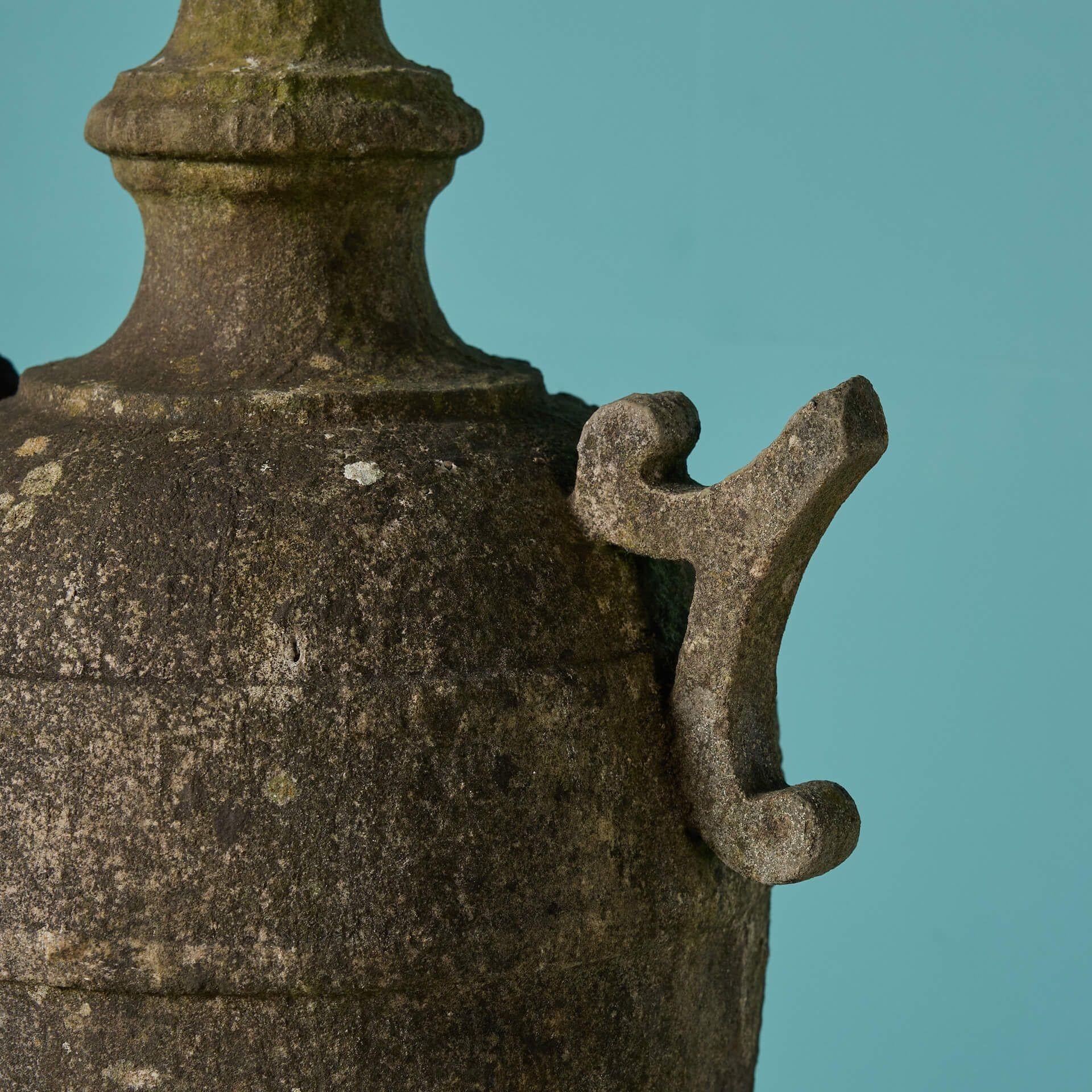 Georgian Weathered Antique Neoclassical Style Finial For Sale