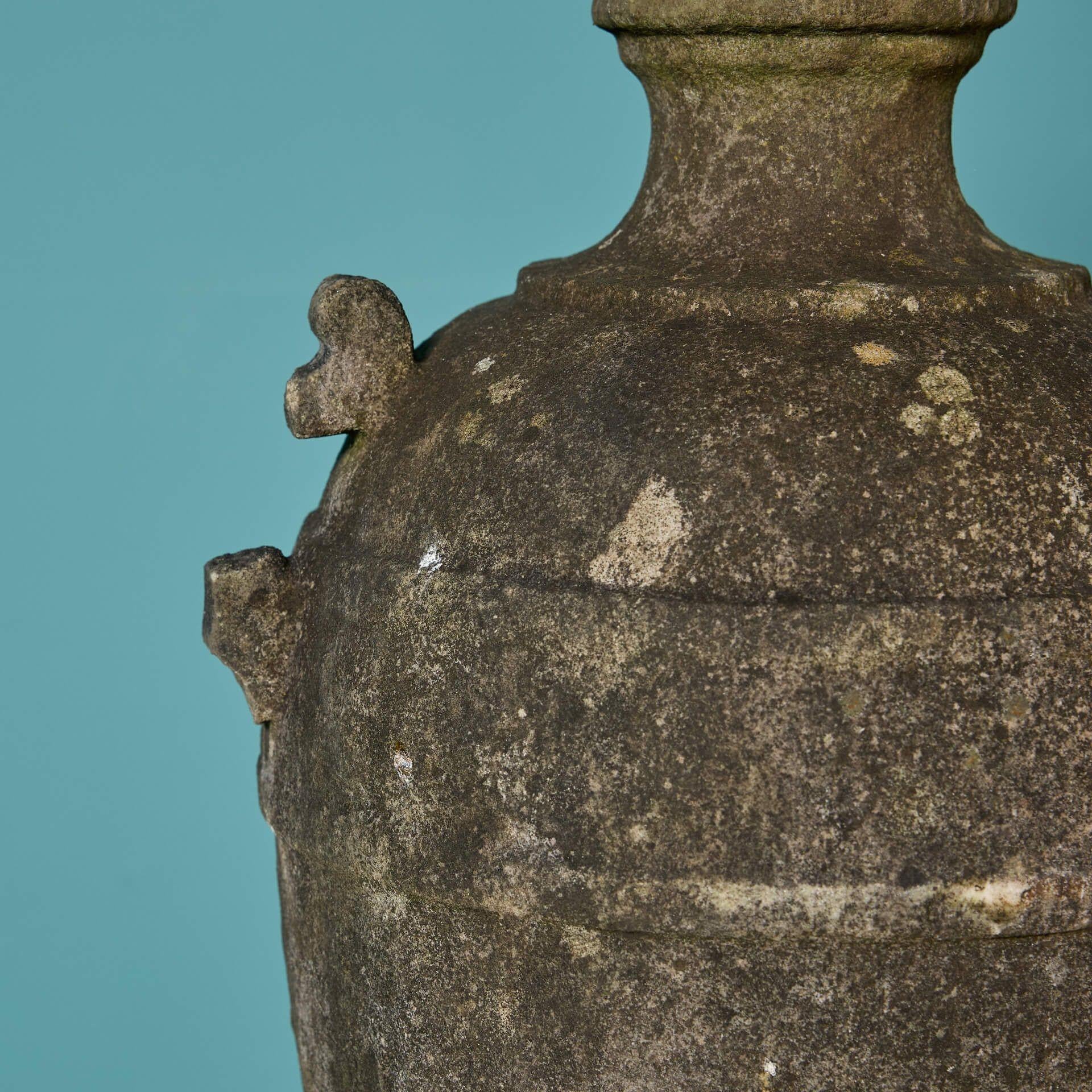 18th Century Weathered Antique Neoclassical Style Finial For Sale