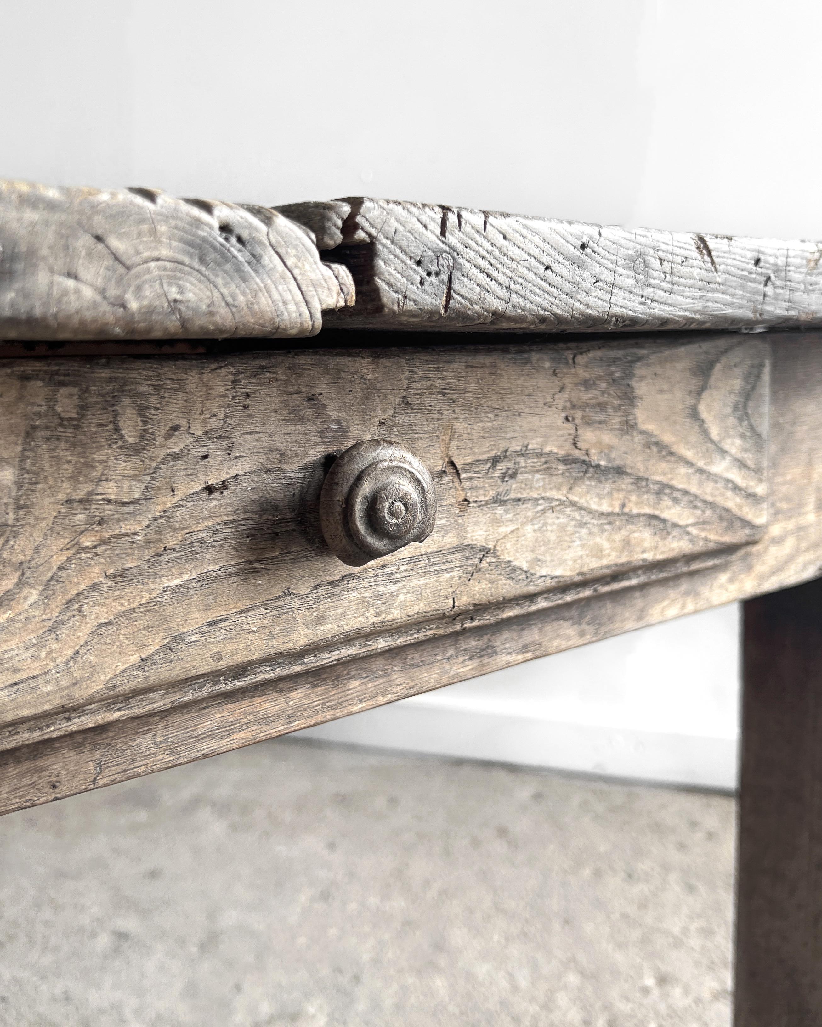 Weathered Chestnut French Farm Table 8