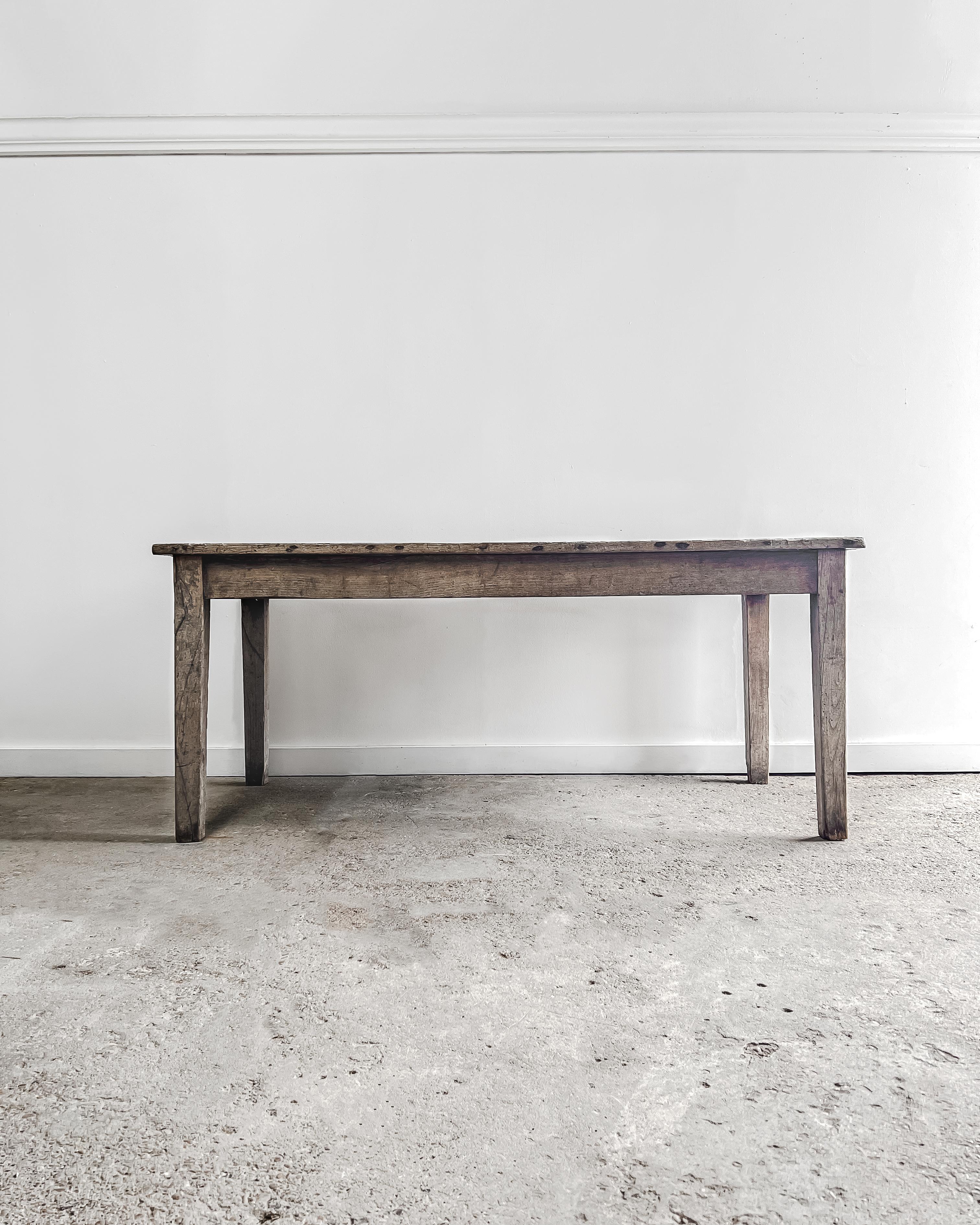 Weathered Chestnut French Farm Table 11
