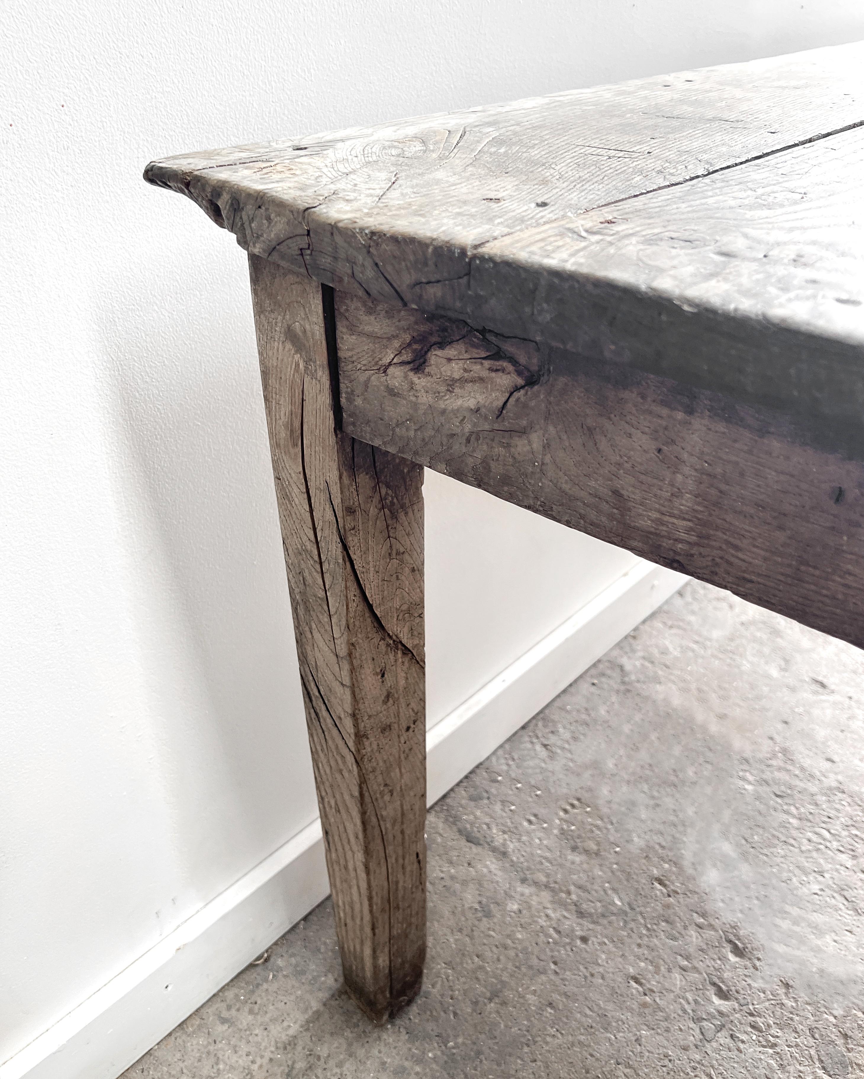 Weathered Chestnut French Farm Table 1