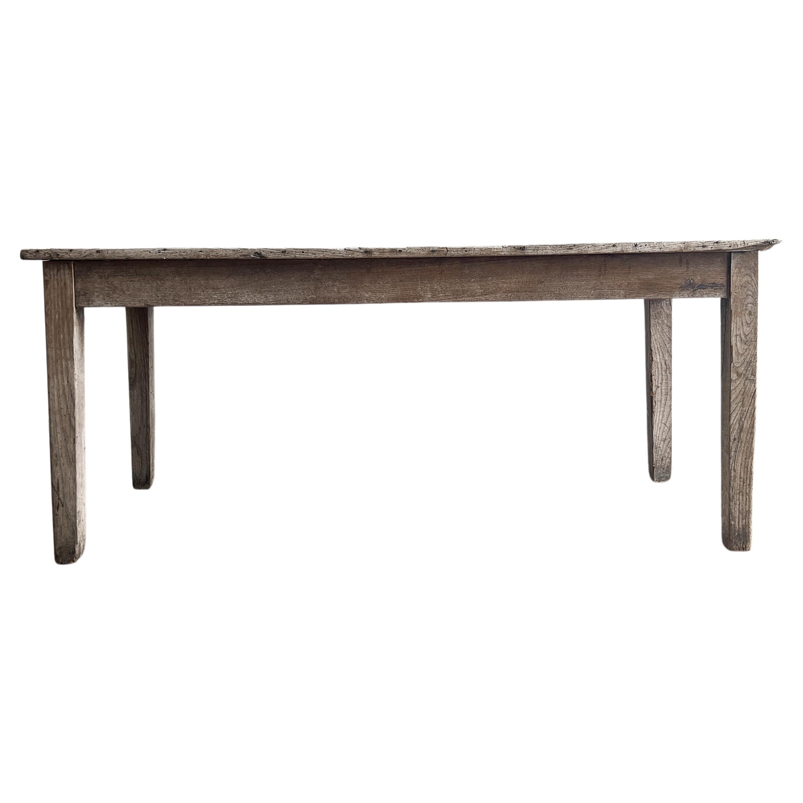 Weathered Chestnut French Farm Table