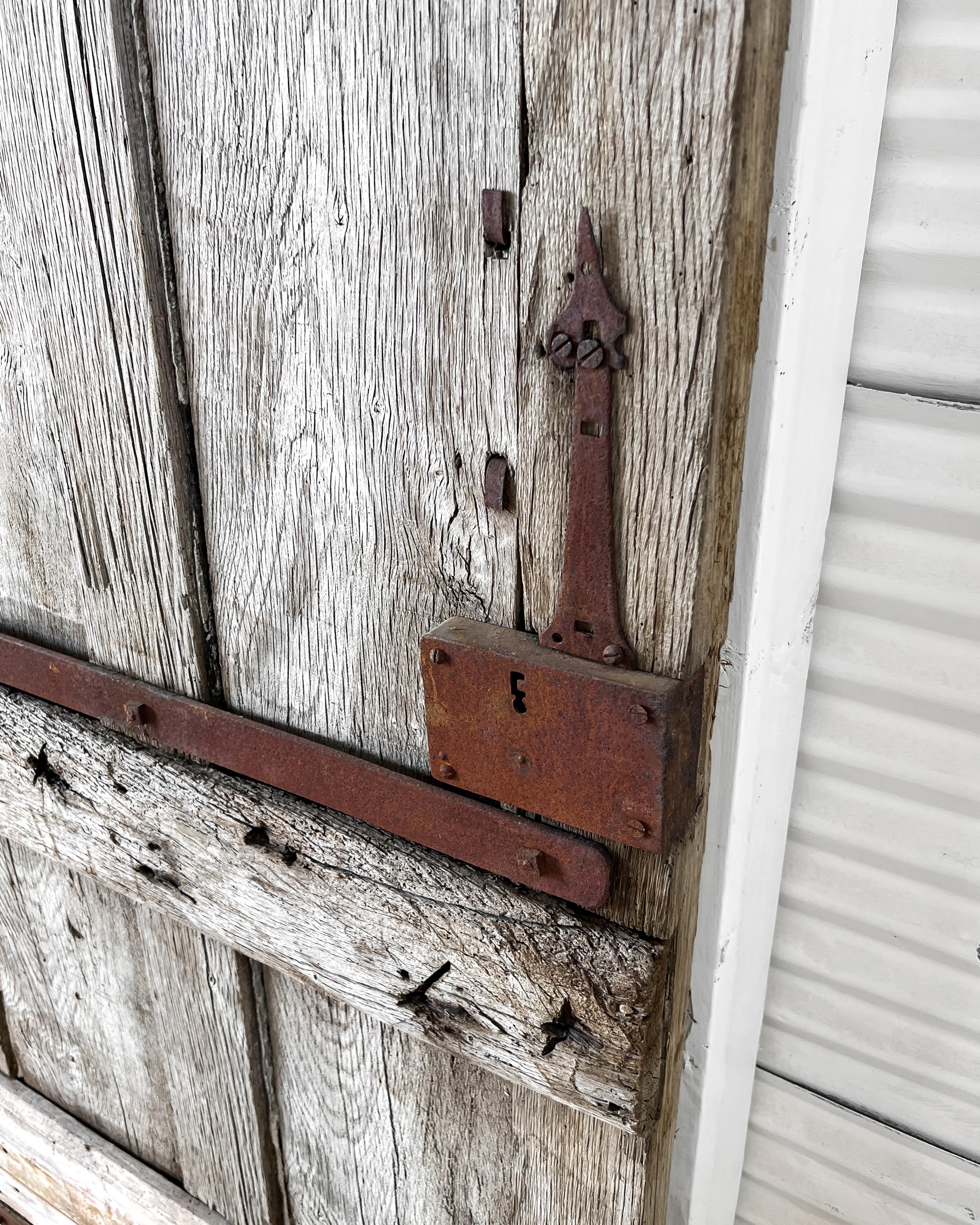 Weathered French Barn Stall Door 5