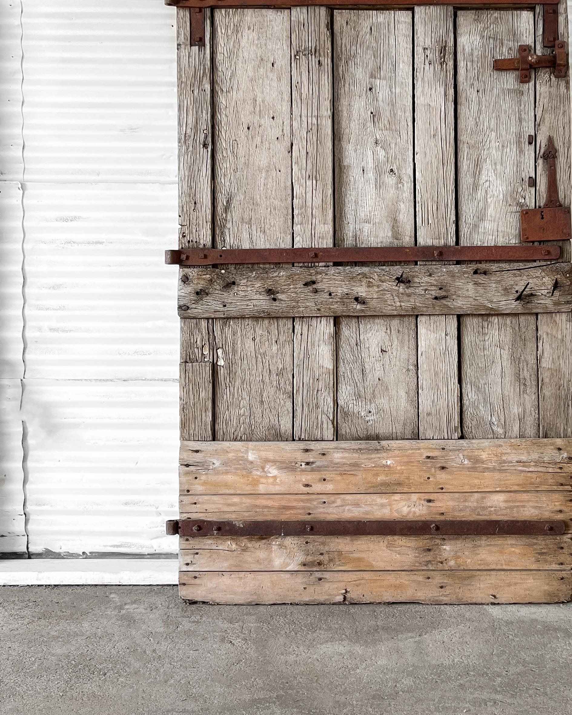 Weathered French Barn Stall Door 7