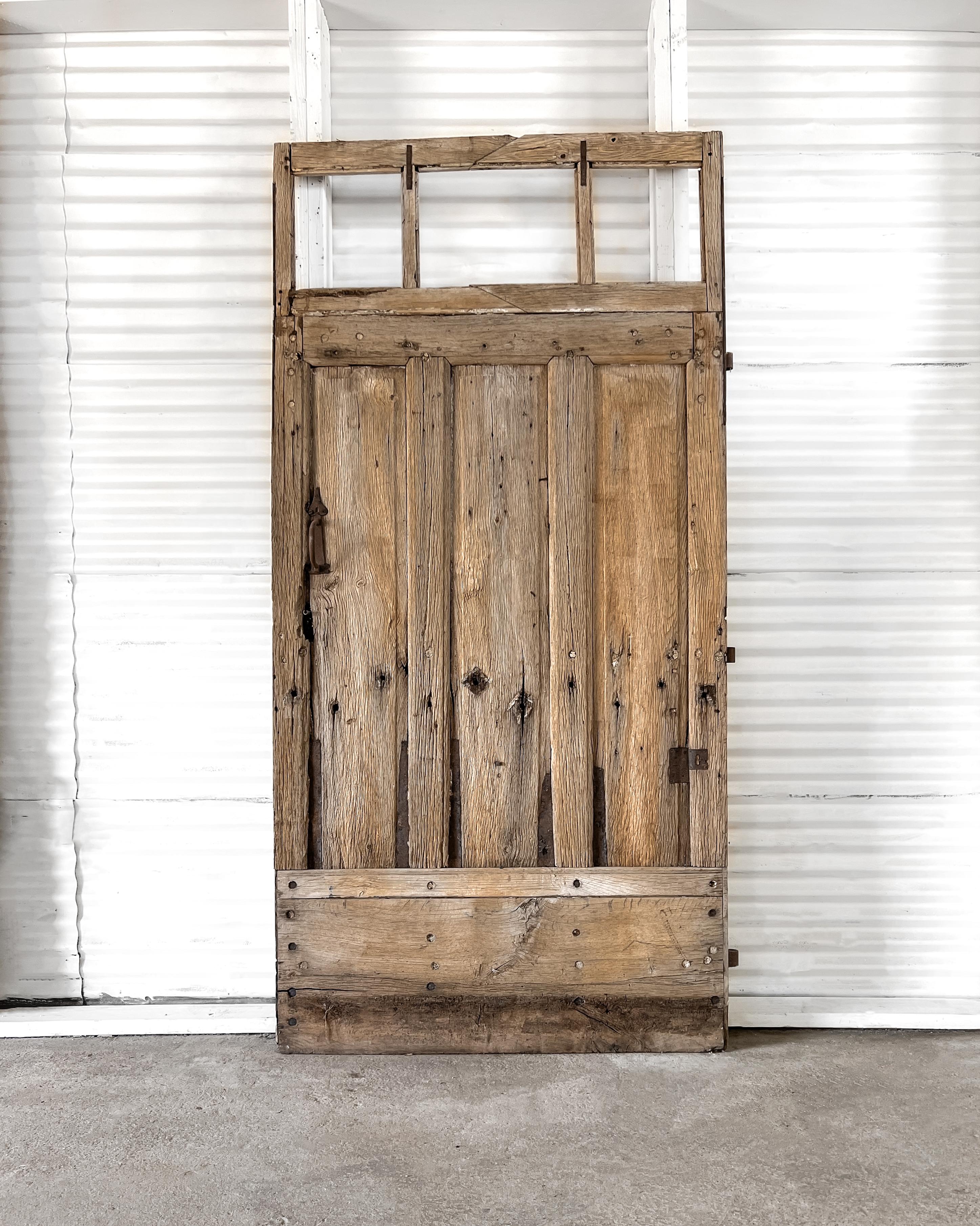Weathered French Barn Stall Door 8
