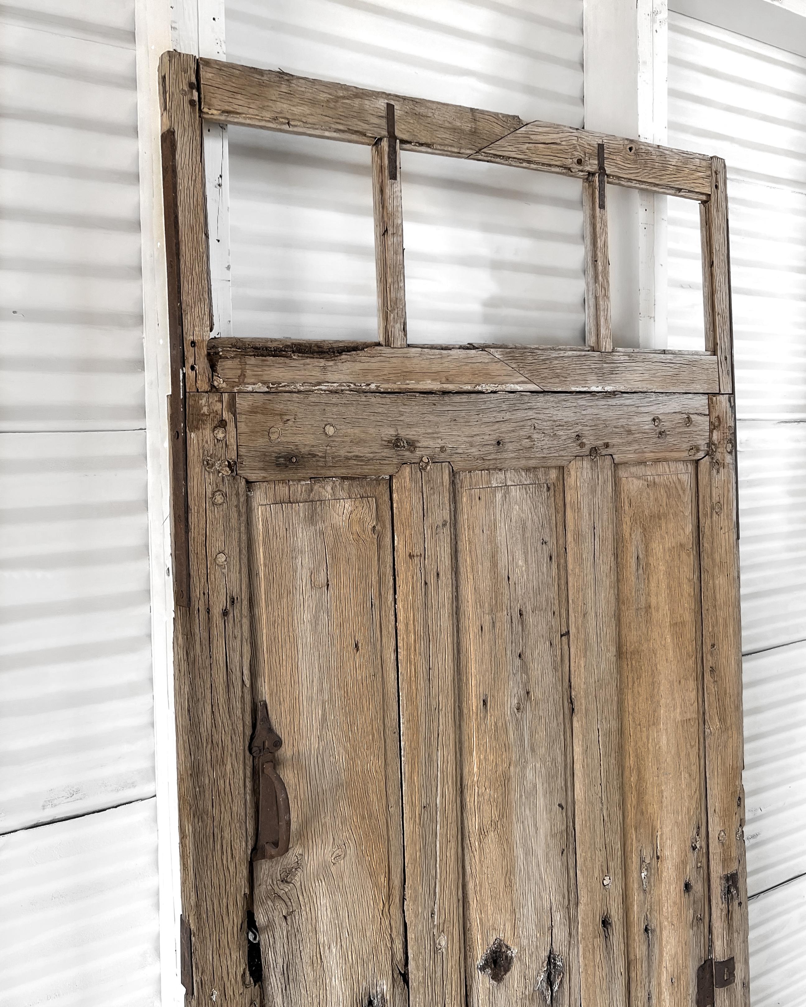 Weathered French Barn Stall Door 10