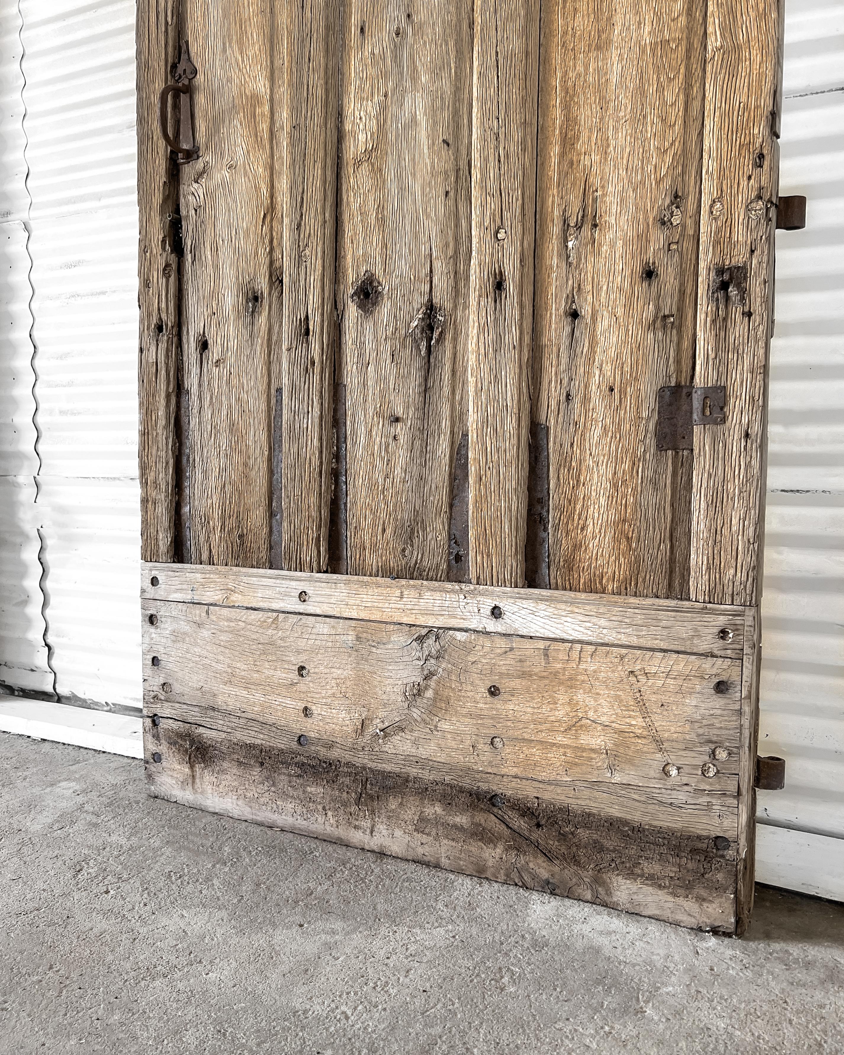 Weathered French Barn Stall Door 13