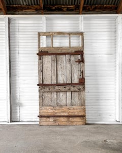 Weathered French Barn Stall Door