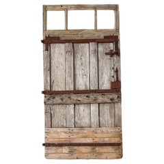 Weathered French Barn Stall Door