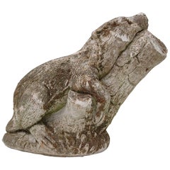 Weathered Garden Statue of Chilled Out Otter, Late 20th Century
