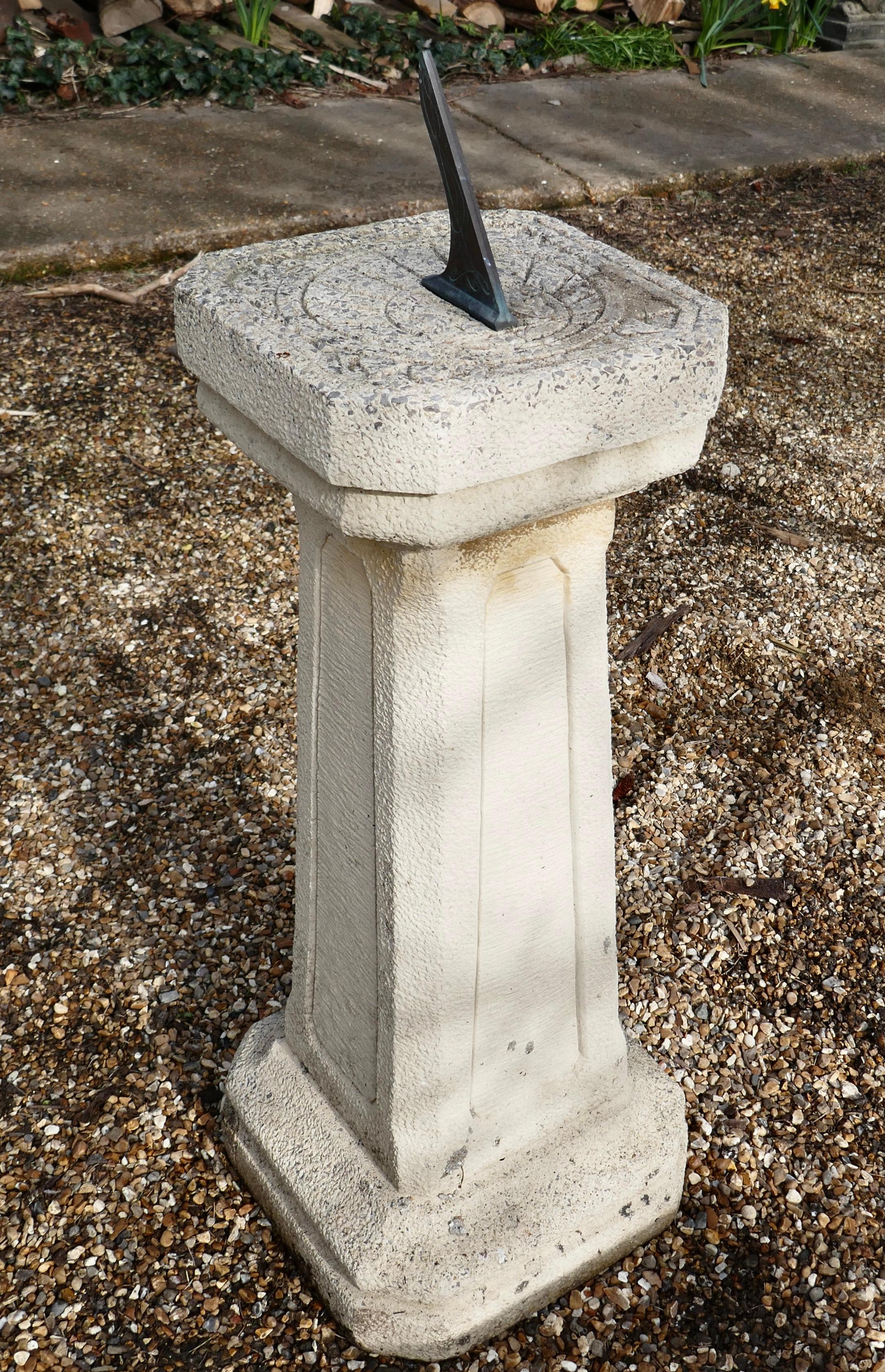 large outdoor sundial