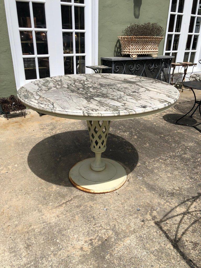 marble patio table