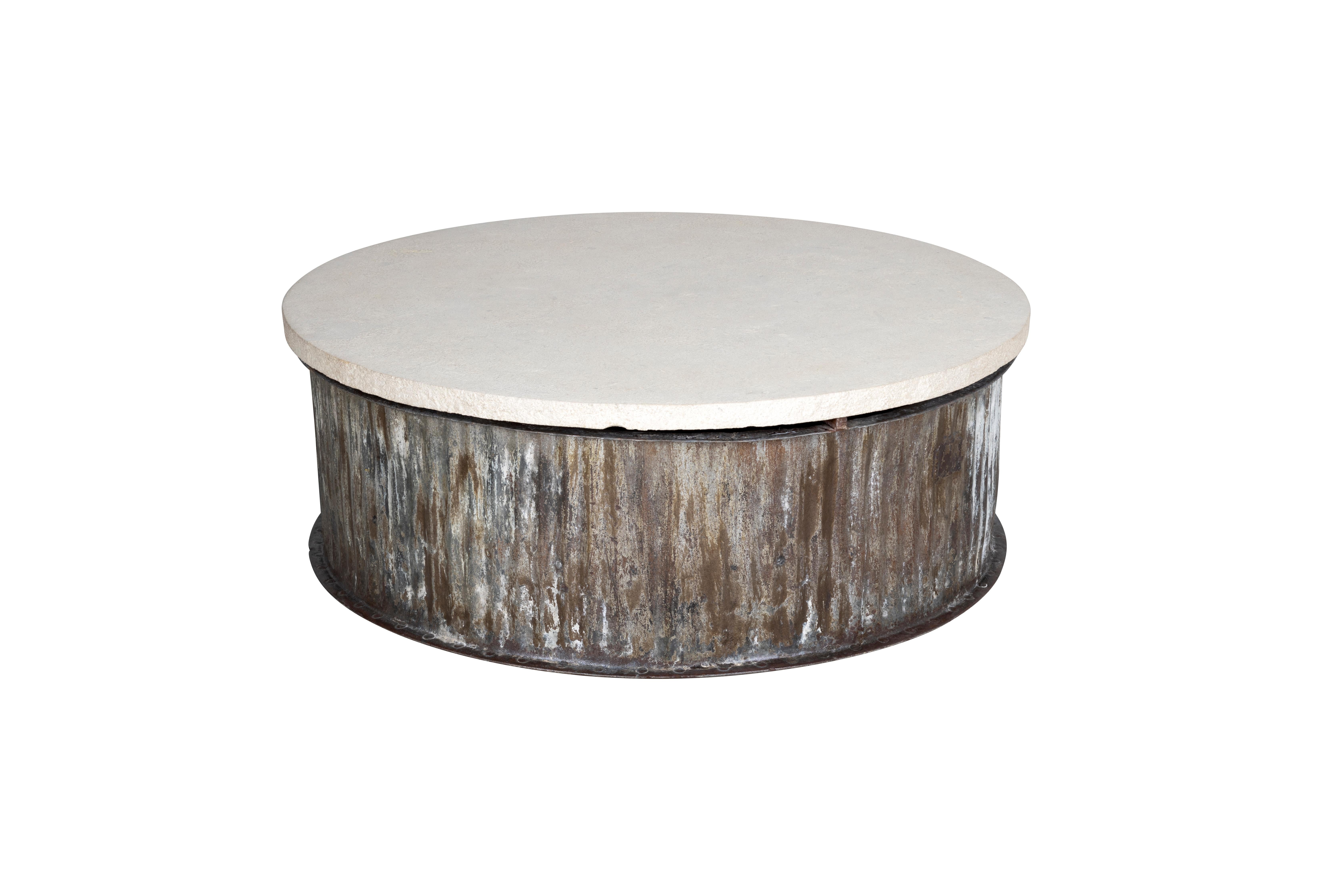 limestone coffee table