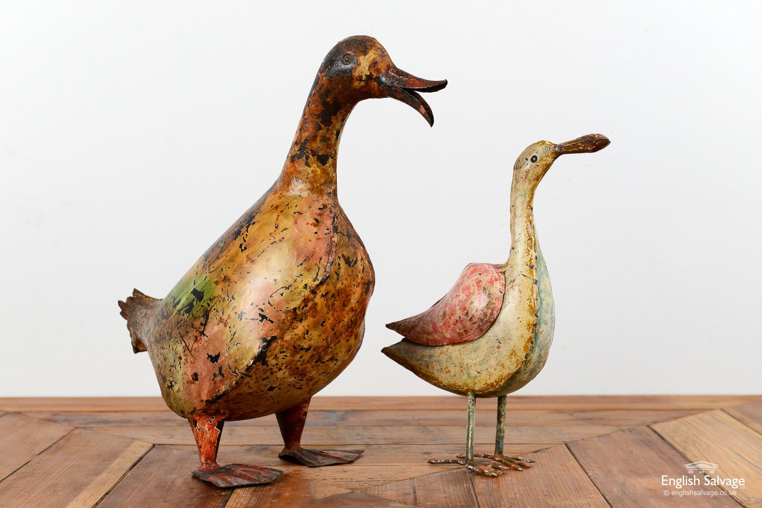 Weathered Metal Duck / Bird, 20th Century In Good Condition For Sale In London, GB