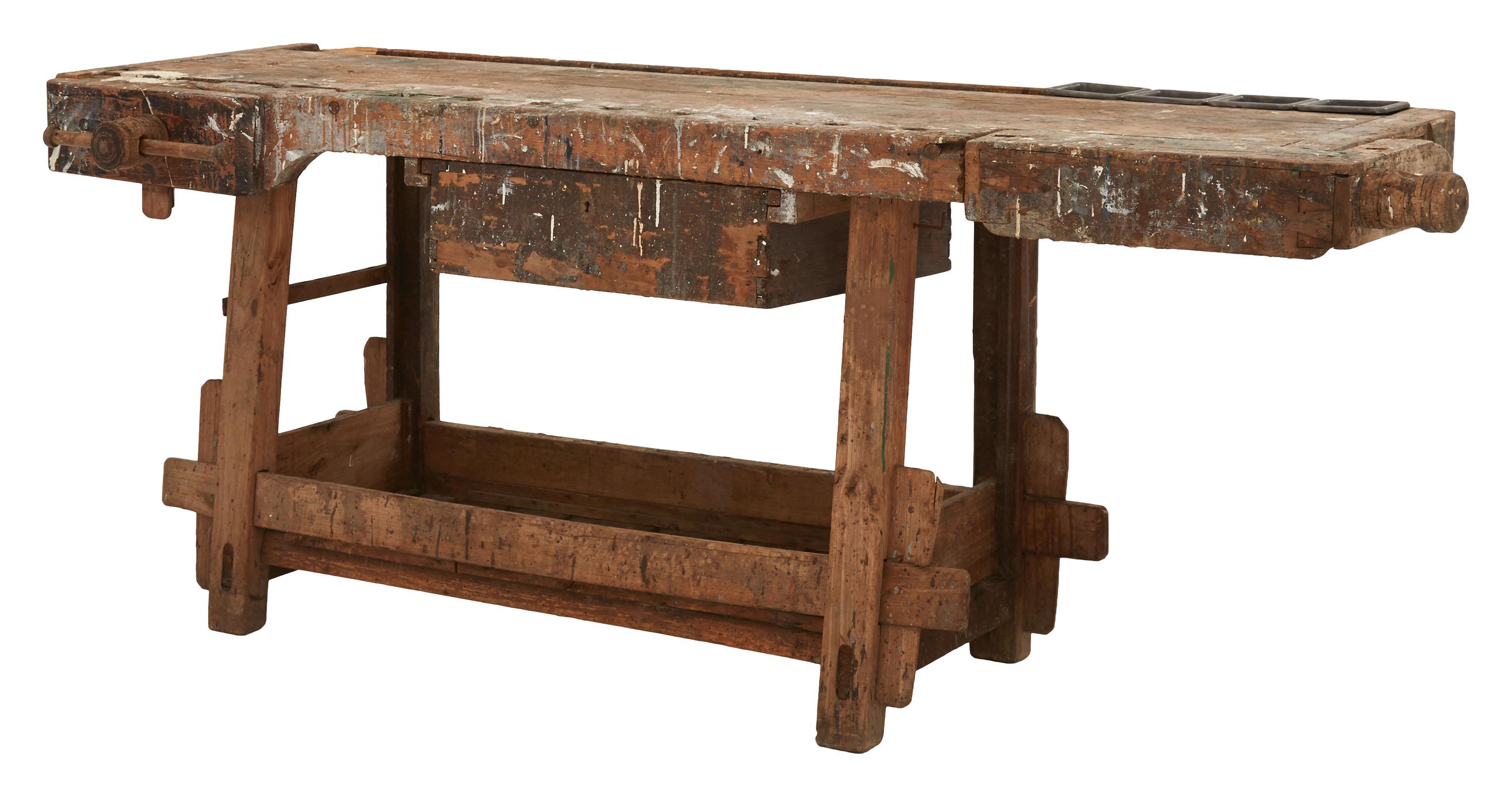 • Weathered wood finish
• 20th century
• France

Dimensions
• Overall: 89