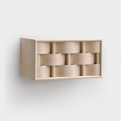 Weave Bedside 45 from Ringvide, Birch Wood Natural Oil, Scandinavian