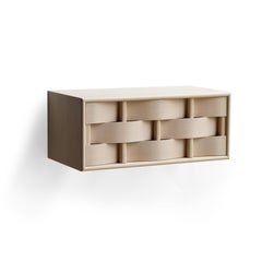 Weave Bedside 60 from Ringvide, Birch wood natural oil, Scandinavian