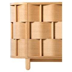 Weave Double Sided Credenza, from Ringvide, Oak Wood, Natural Oil