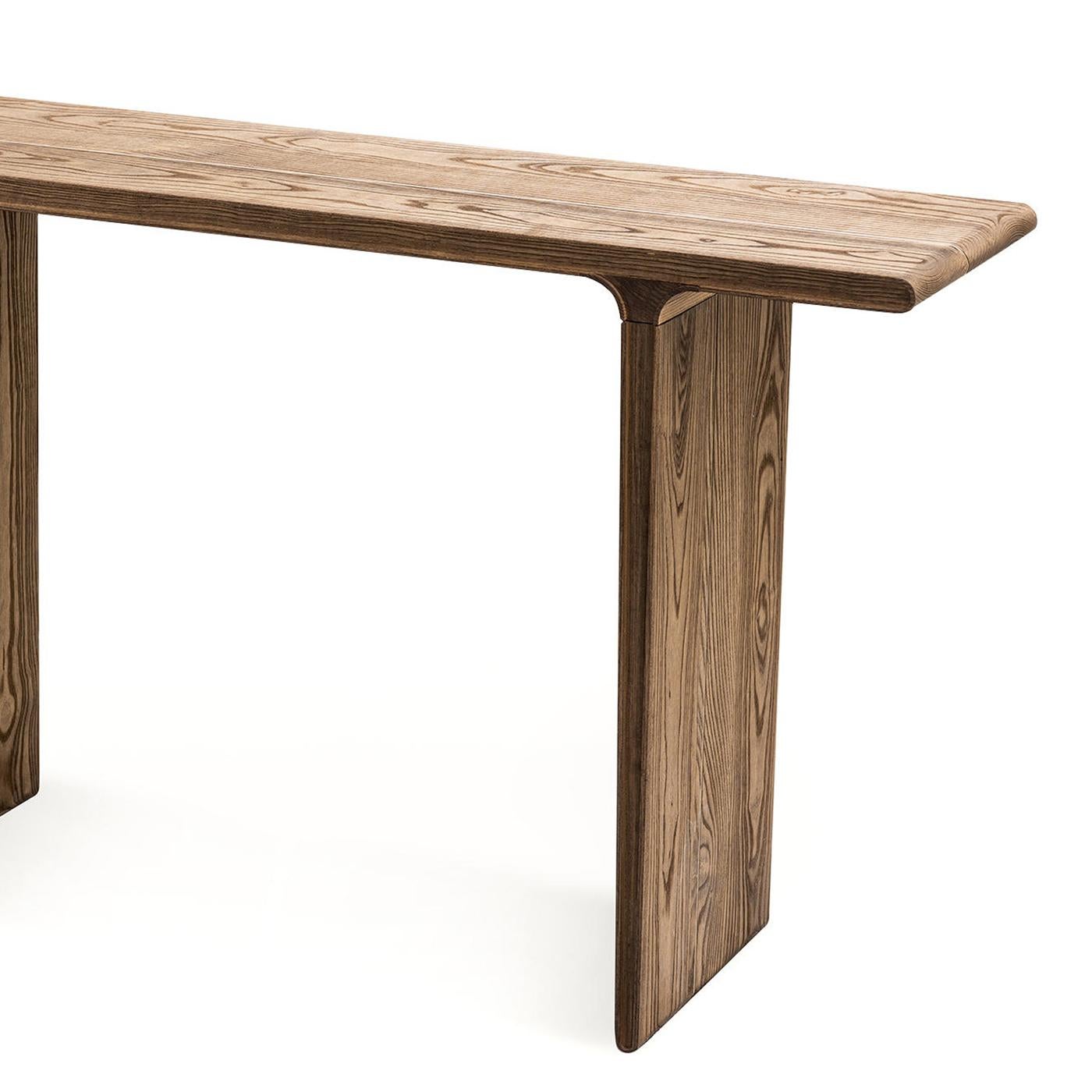 italien Table console en frêne Weaver en vente