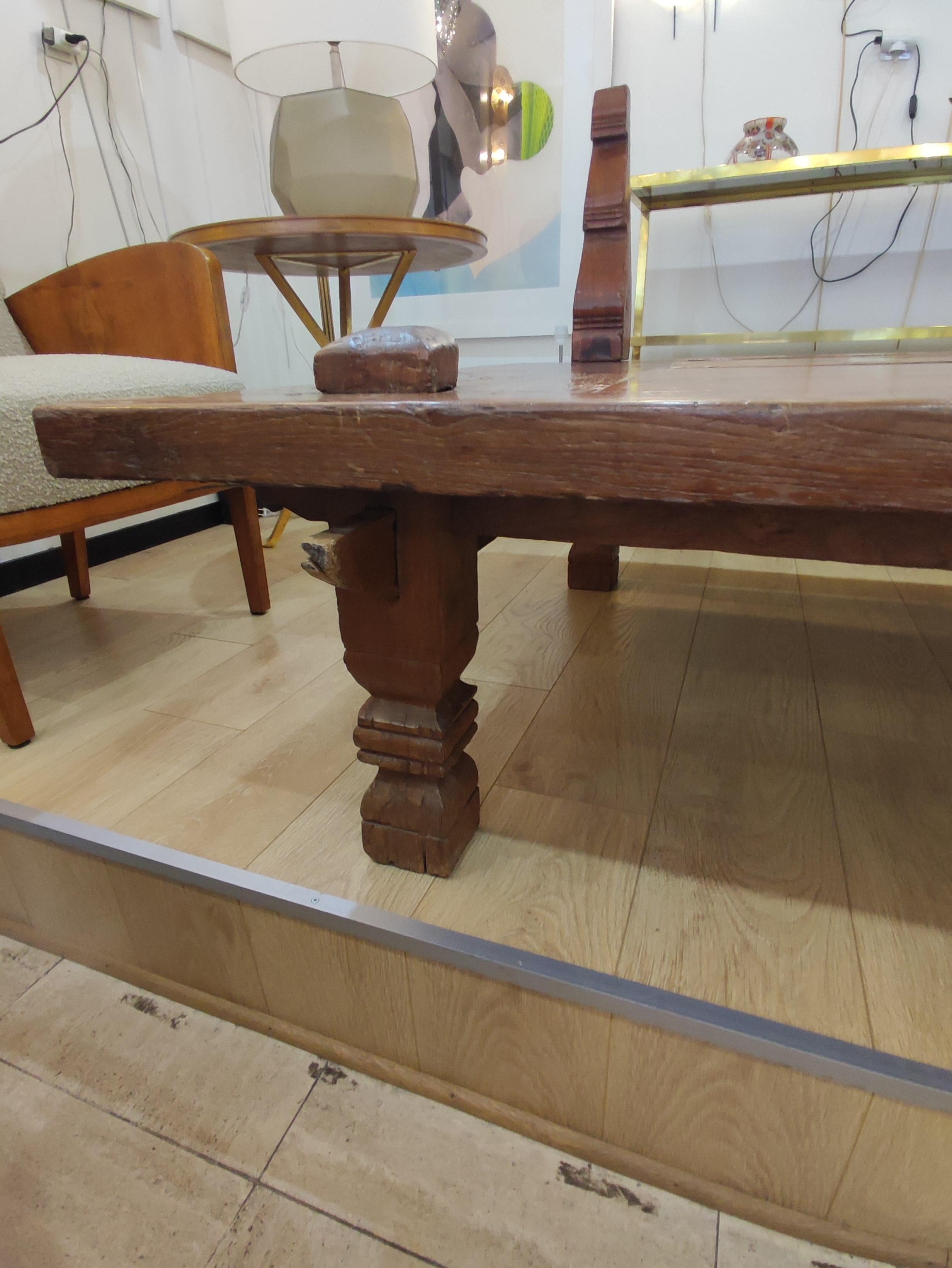 Weaver 's low table , Madura (Indonésia) end of XIX°century For Sale 4