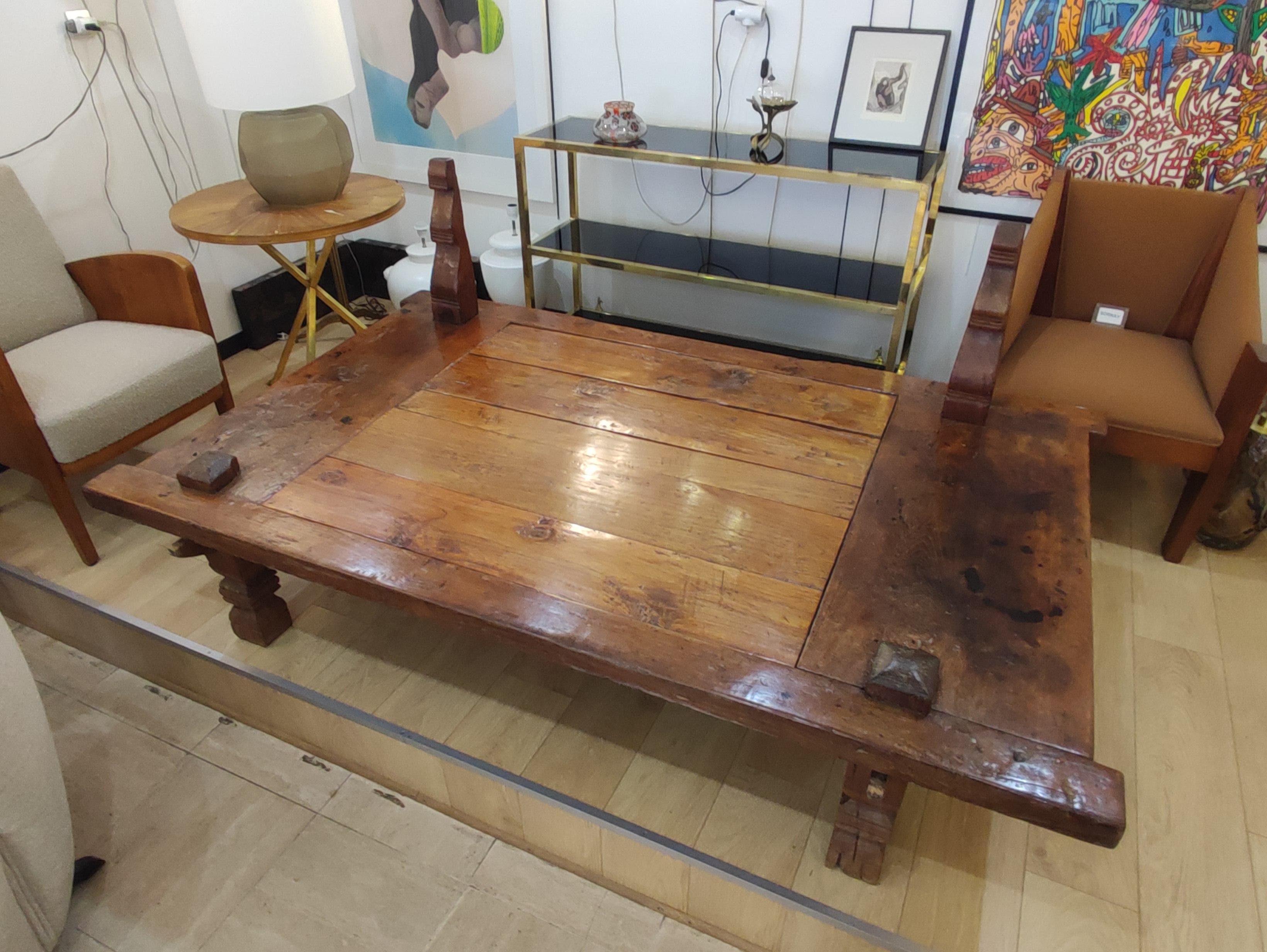 Weaver 's low table , Madura (Indonésia) end of XIX°century For Sale 6