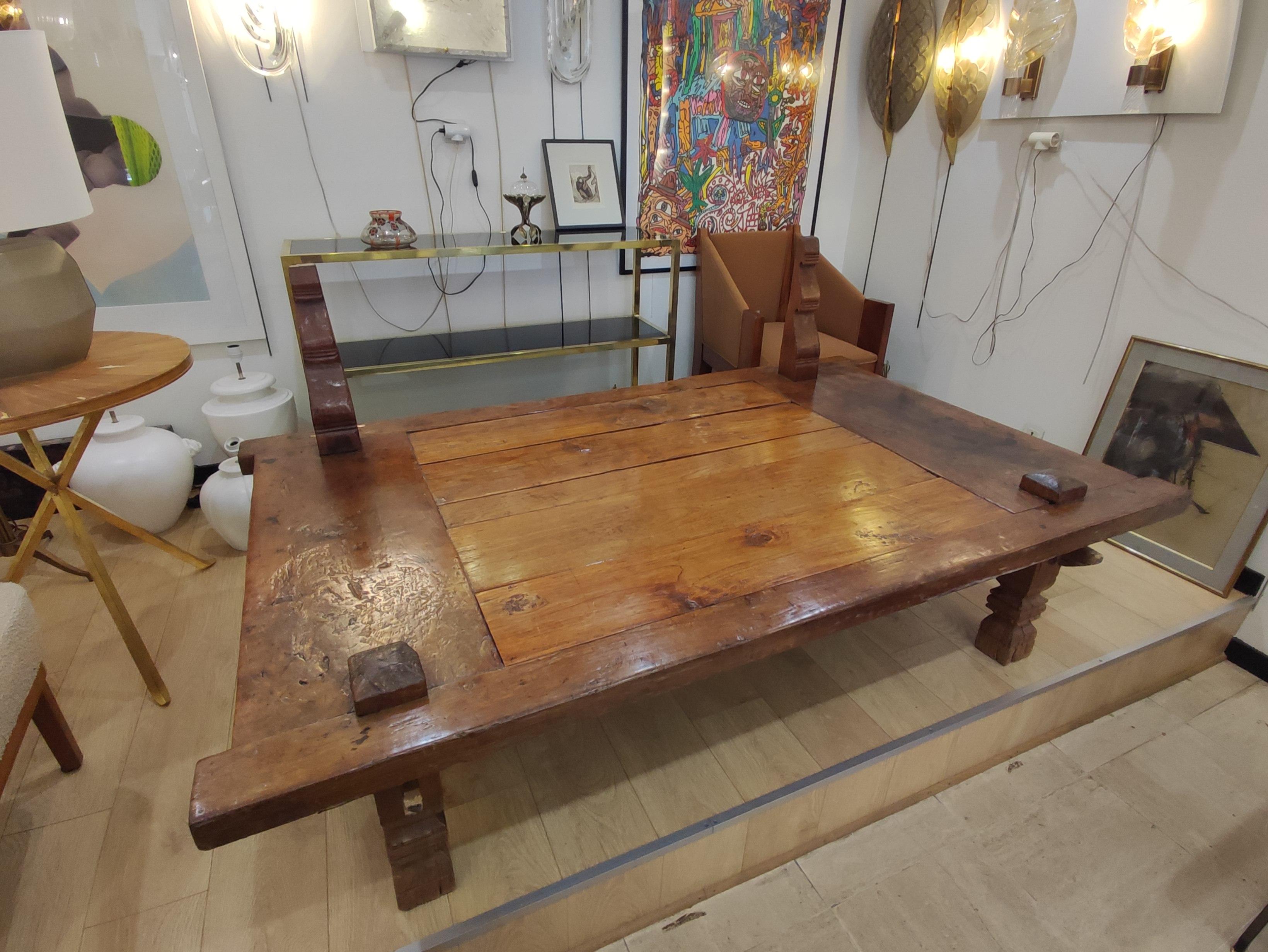 Weaver 's low table , Madura (Indonésia) end of XIX°century For Sale 8