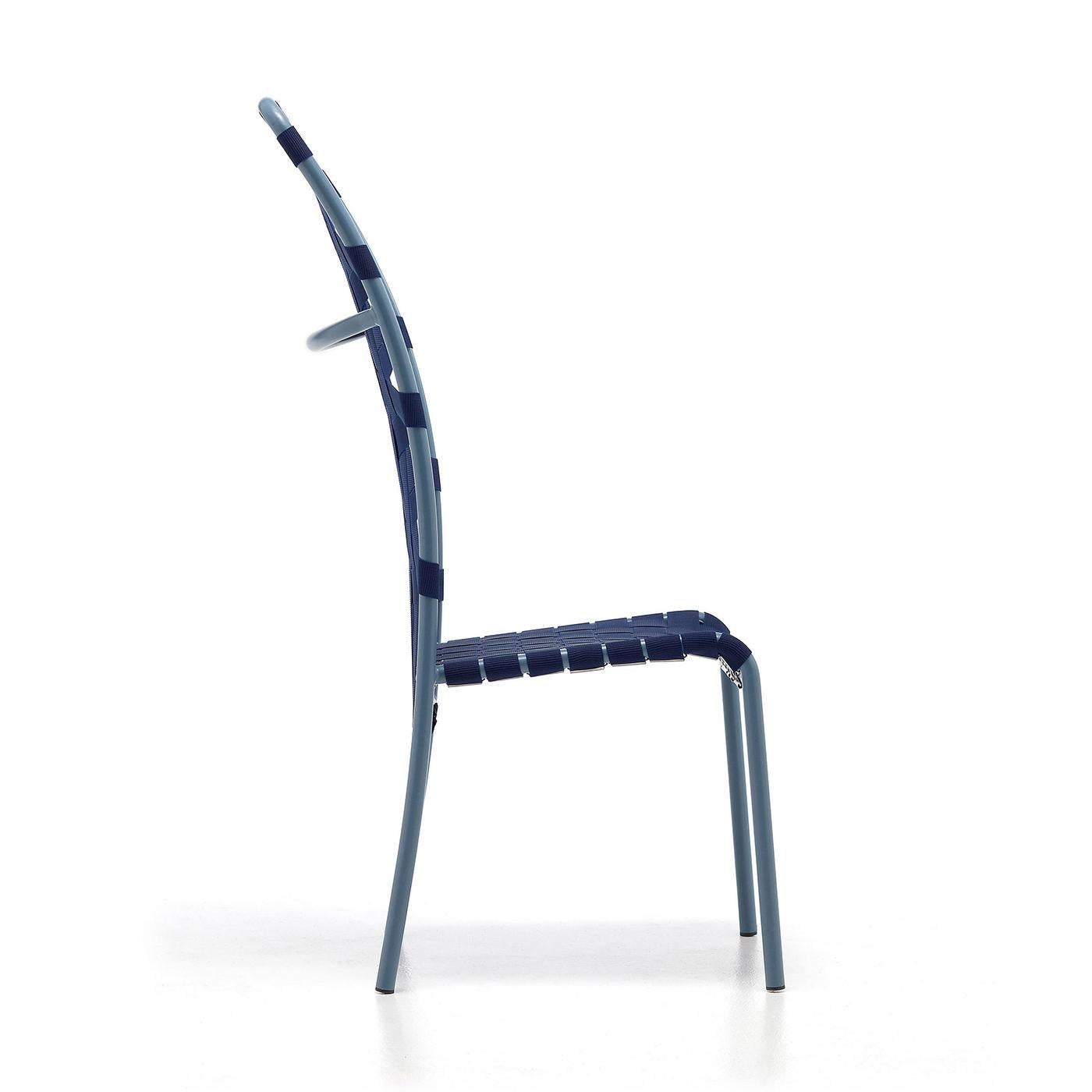 Italian Weaving High Back Chair For Sale