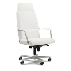 Web President High Back Armchair With Headrest And Arms by Enrico Pellizzoni