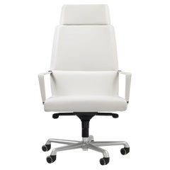 Sillón Web President de respaldo alto con reposacabezas y brazos by Enrico Pellizzoni