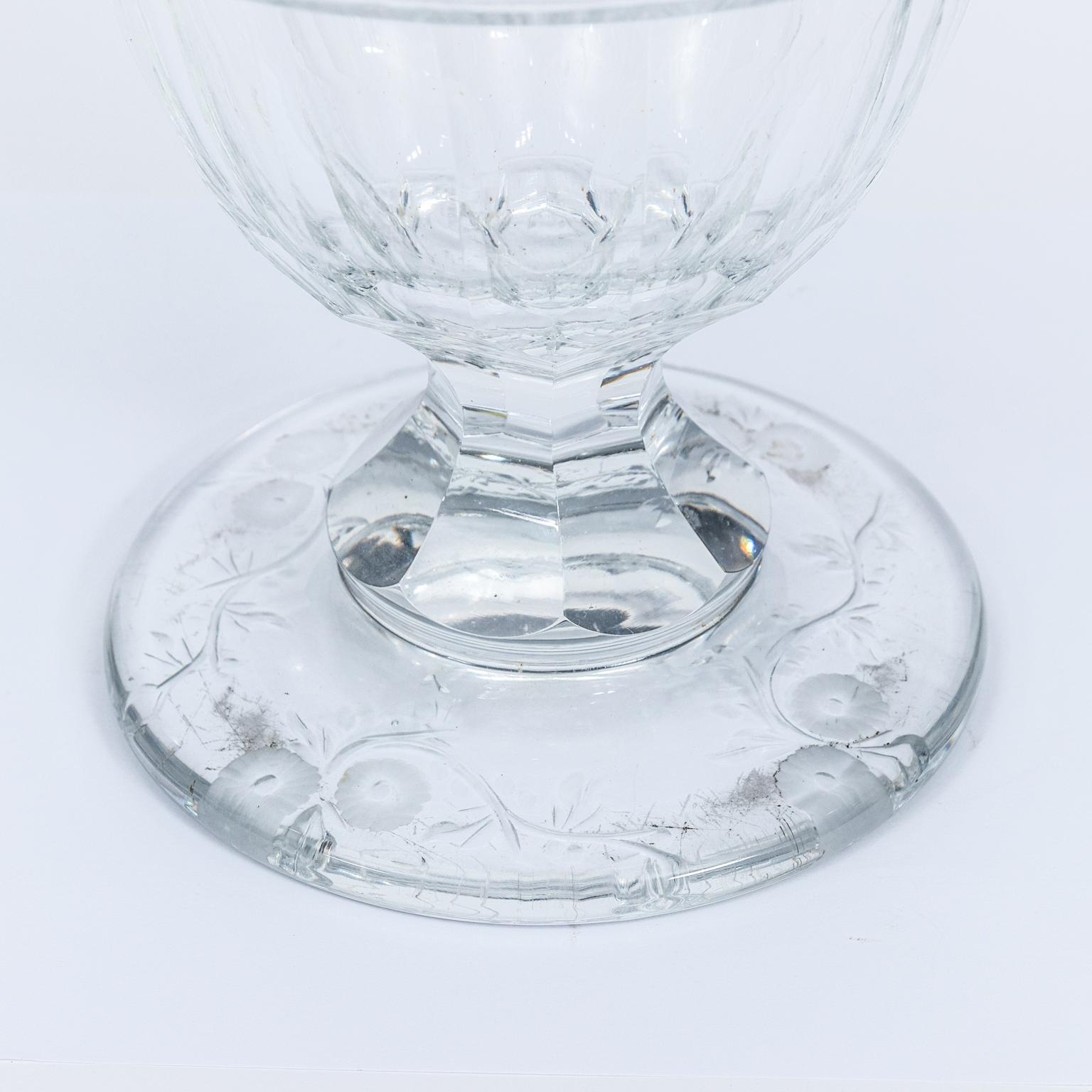 Webb Corbett Crystal Covered Compote For Sale 1