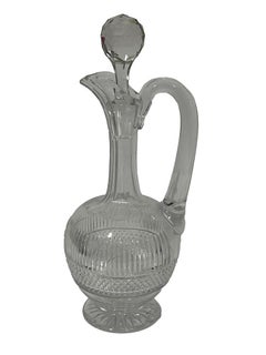 Webb Corbett Crystal Cut Glass and Decanter Set, 1960s