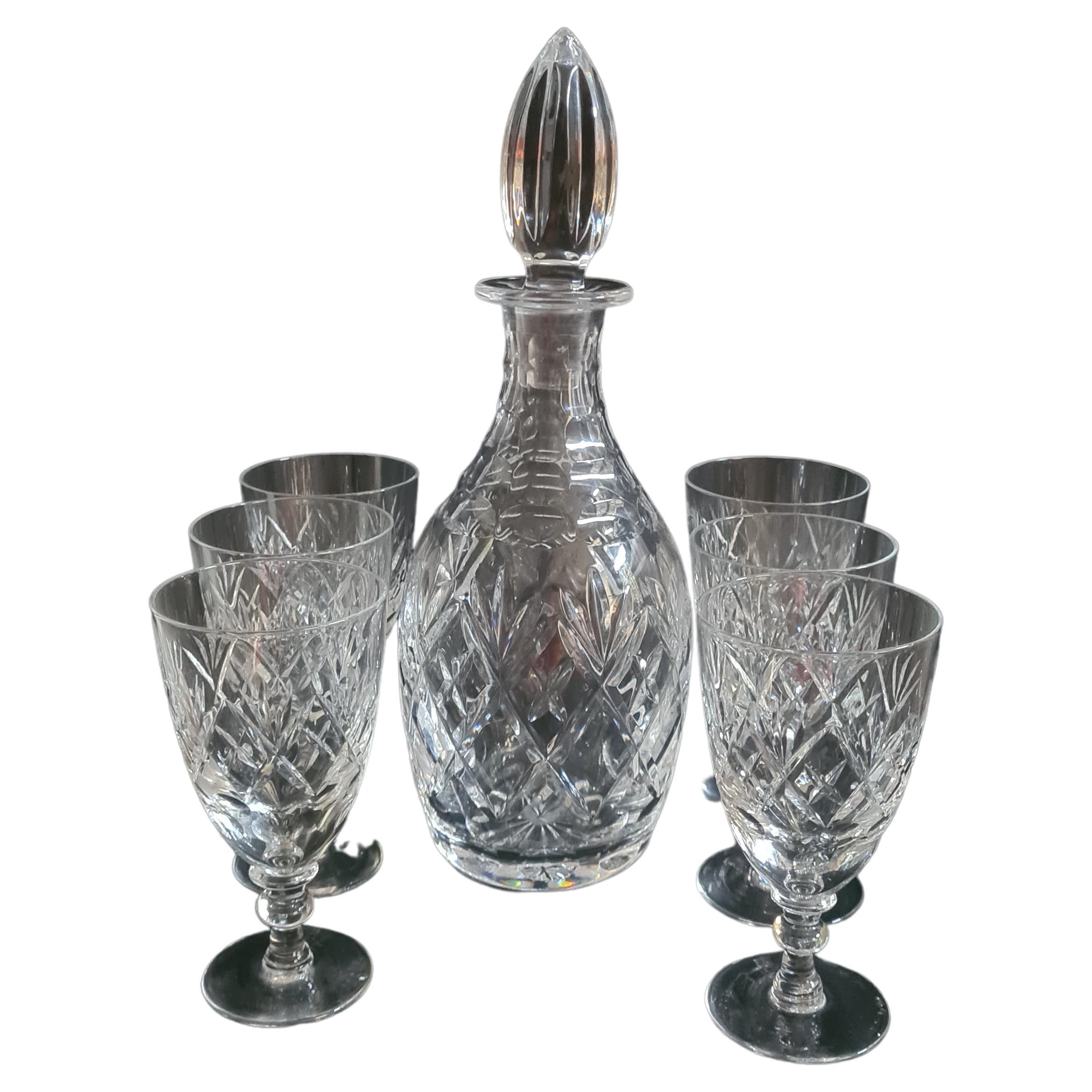 Vitange Webb Corbett Crystal Drinking Set For Sale