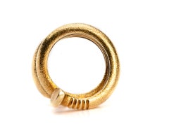 Webb Large Textured Nail Ring