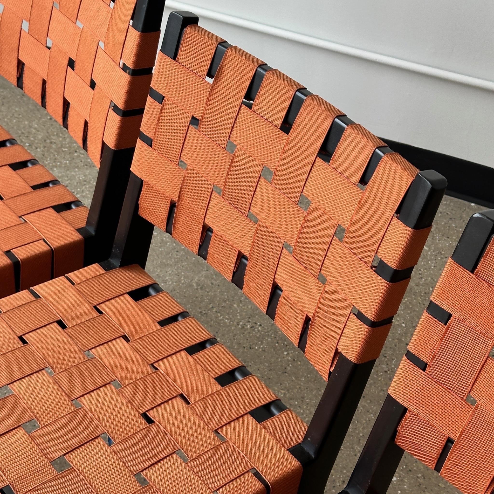 American Webbed Dining Chairs by Jens Risom for Knoll