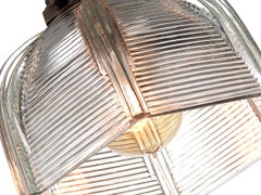 Webbed Hexagon Prismatic Sconce