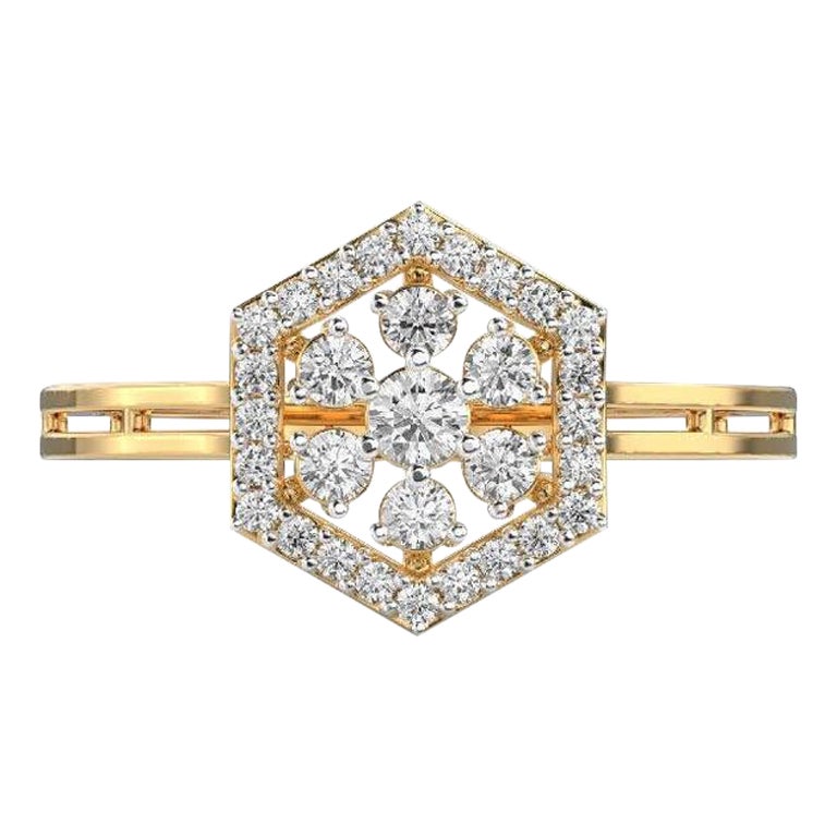 Webbed in Love Moissanite Ring 925 Sterling Silver Moissanite Anniversary Ring .