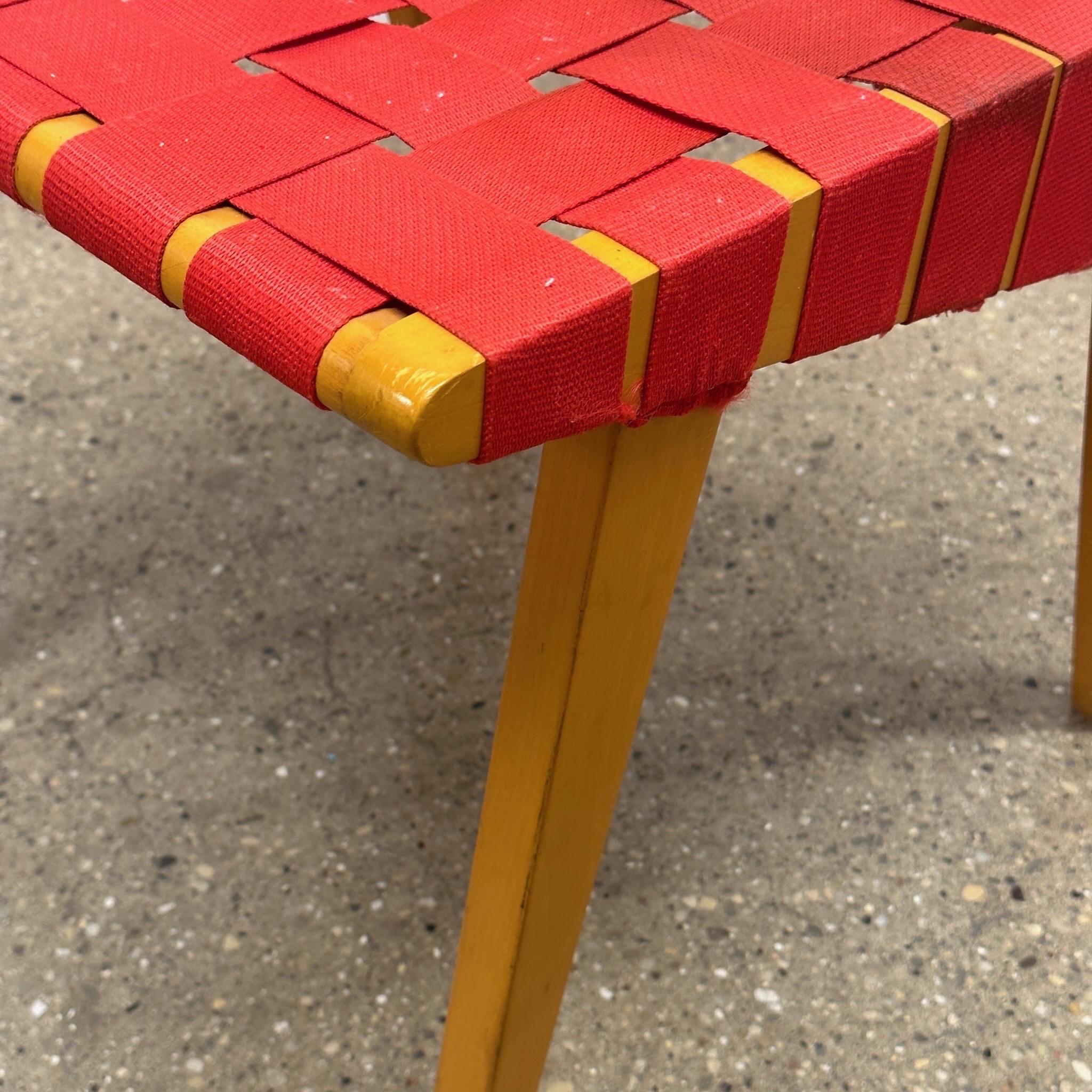 Milieu du XXe siècle Chaise d'appoint Webbed de Jens Risom pour Knoll en vente