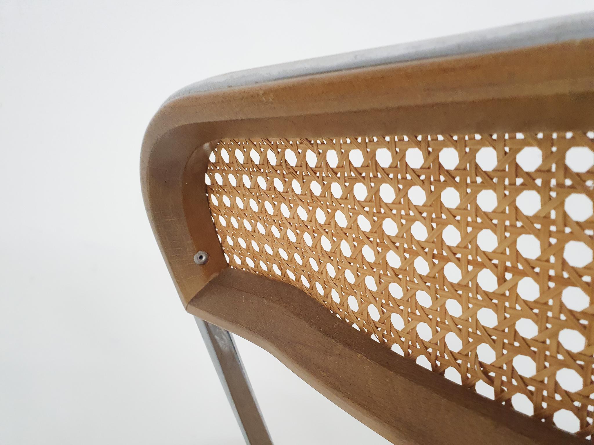 Webbing Folding Chair by Giancarlo Piretti for Castelli, Model Plia, Italy, 1967 4