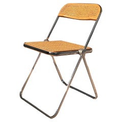 Vintage Webbing Plia Folding Chair by Giancarlo Piretti for Castelli 