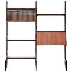 WeBe 2 Section Shelving Unit by Louis Van Teeffelen