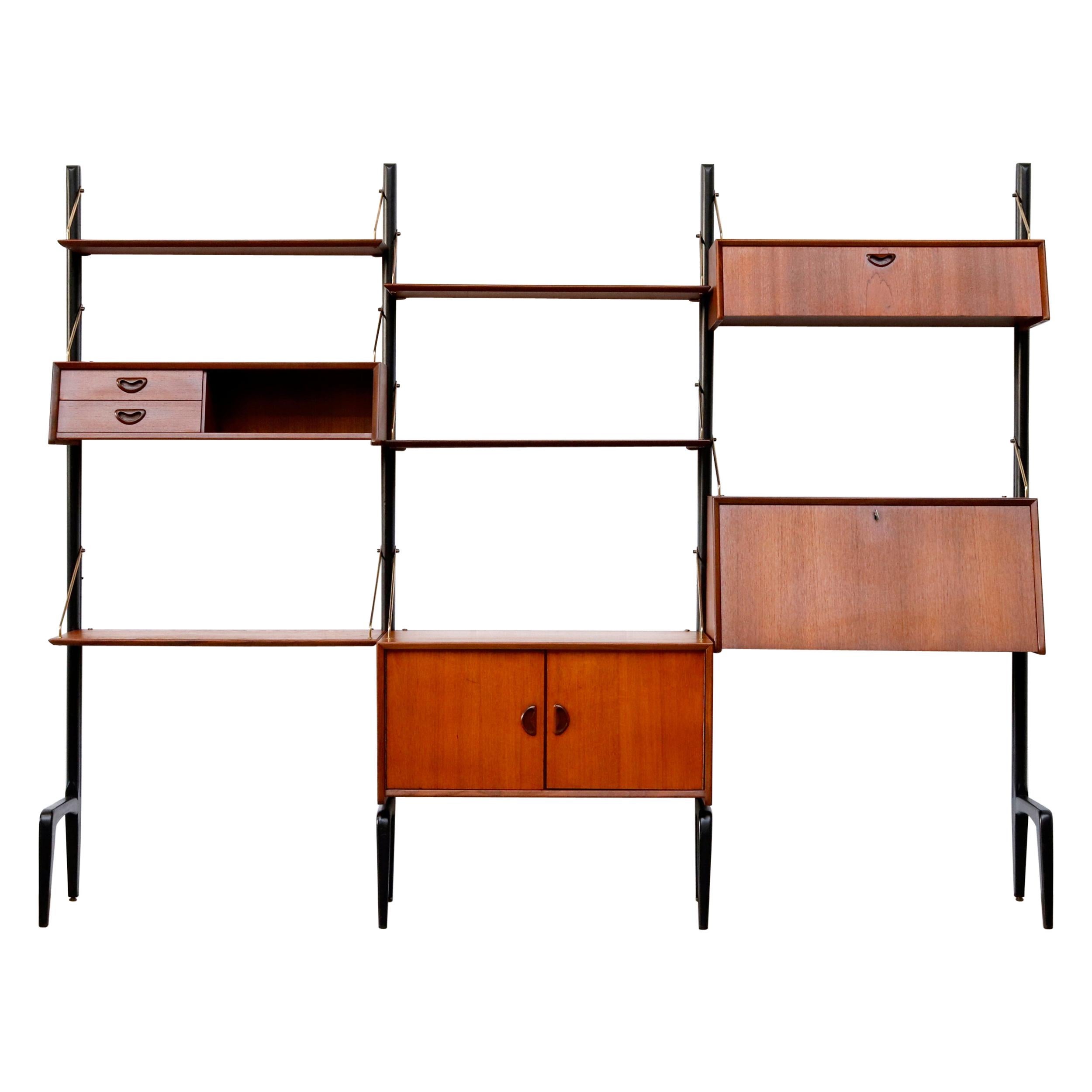 WeBe 3 Section Shelving Unit by Louis Van Teeffelen