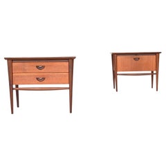 Vintage Webe Pair of Nightstands Louis van Teeffelen the Netherlands 1960