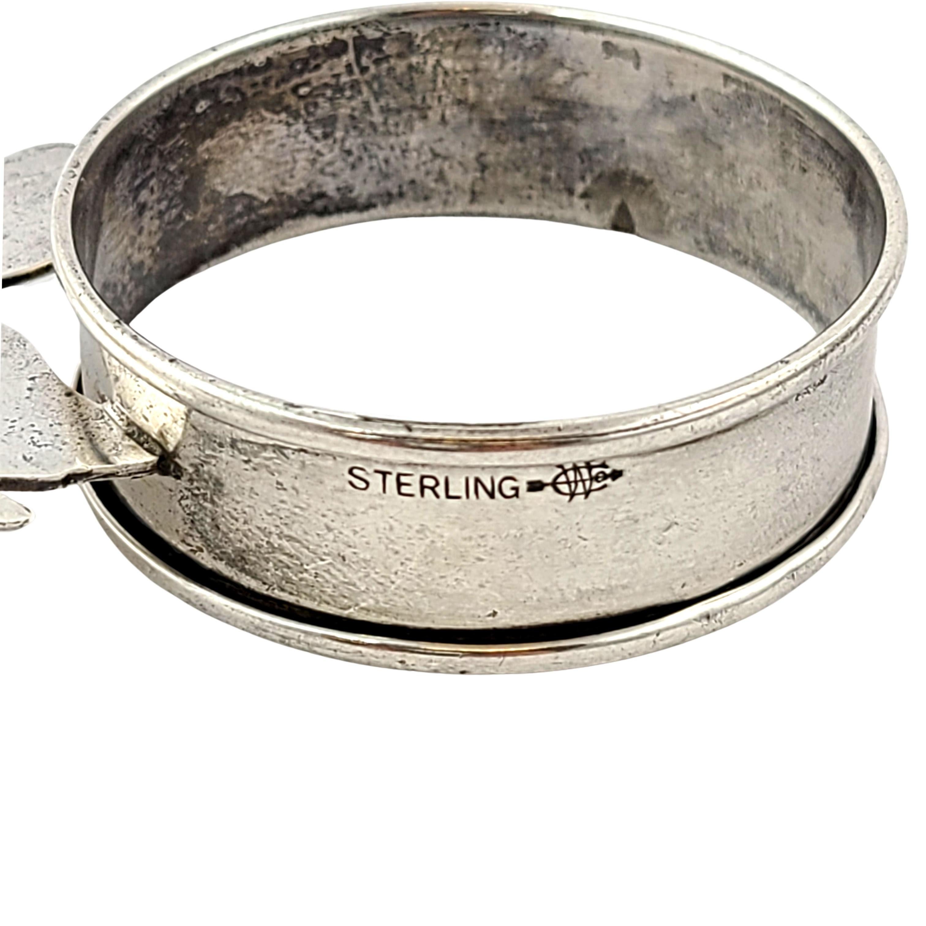 Webster Co Sterling Silver Duck Napkin Ring 2