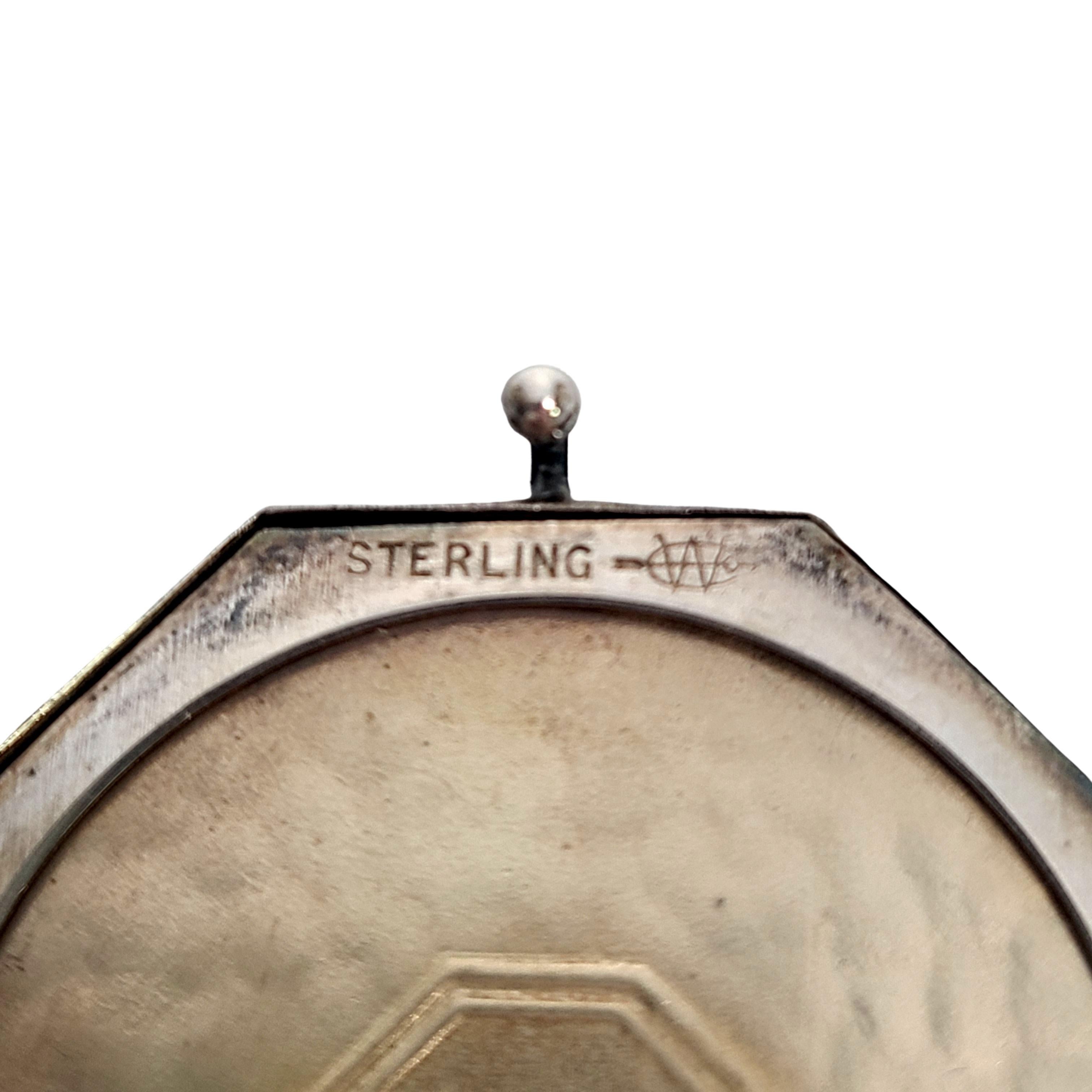 Webster Co. Sterling Silver Octagon Locket 1