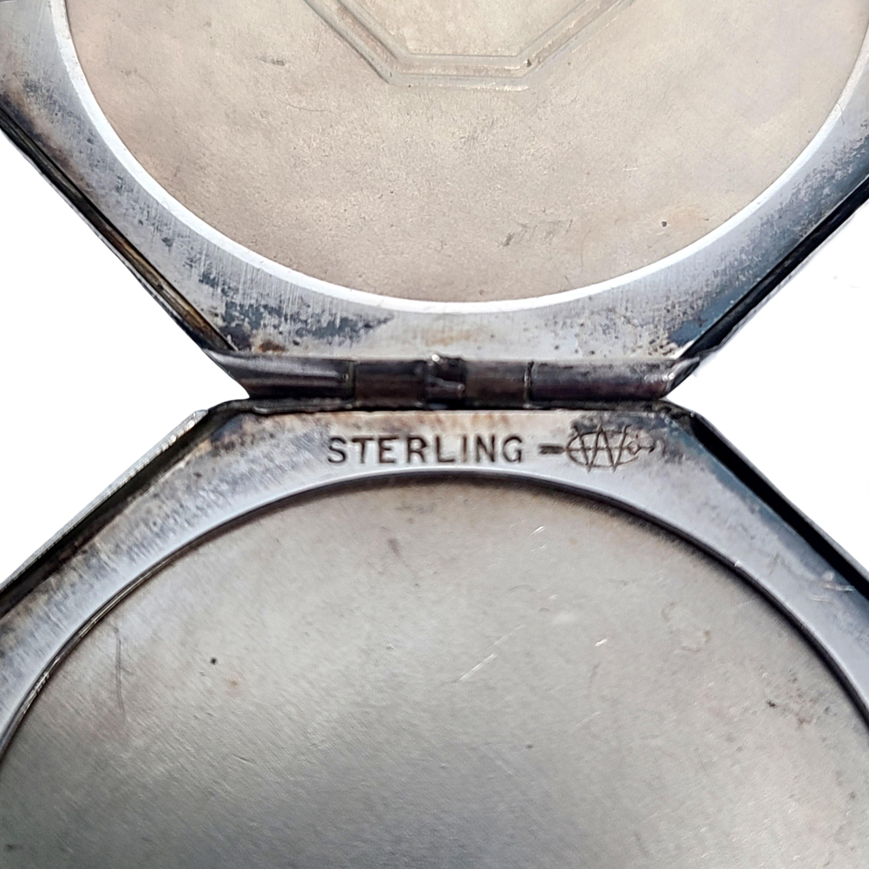 Webster Co. Sterling Silver Octagon Locket 2