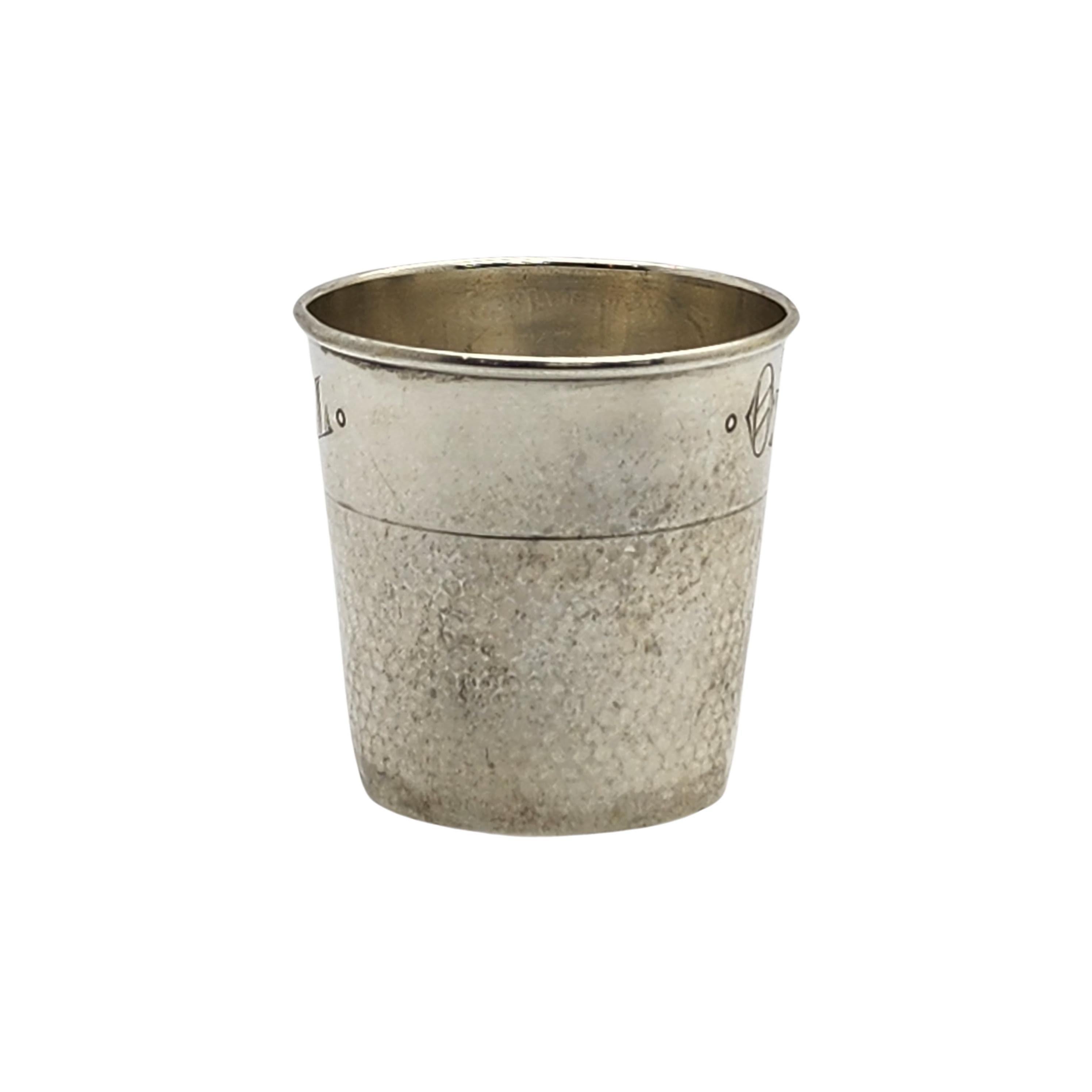 only a thimble full shot glass